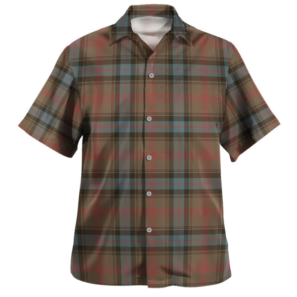 Park Weathered Tartan Hawaiian Shirt