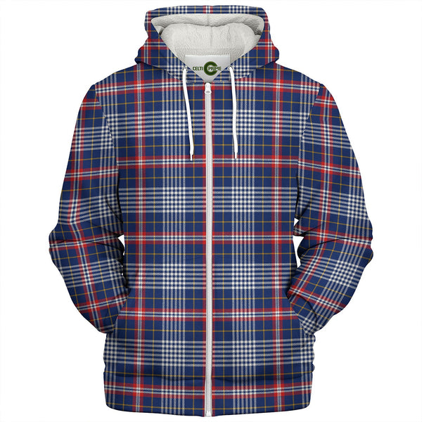 Parker Dress USA Modern Tartan Sherpa Hoodie