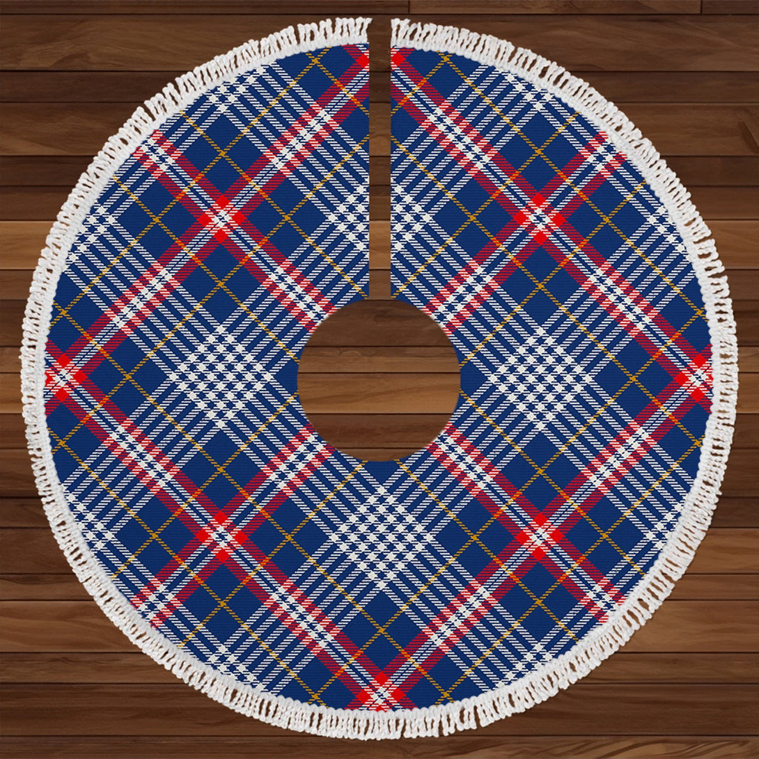 Parker Dress USA Modern Tartan Christmas Tree Skirt