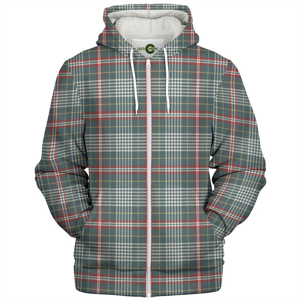 Parker Dress USA Weathered Tartan Sherpa Hoodie