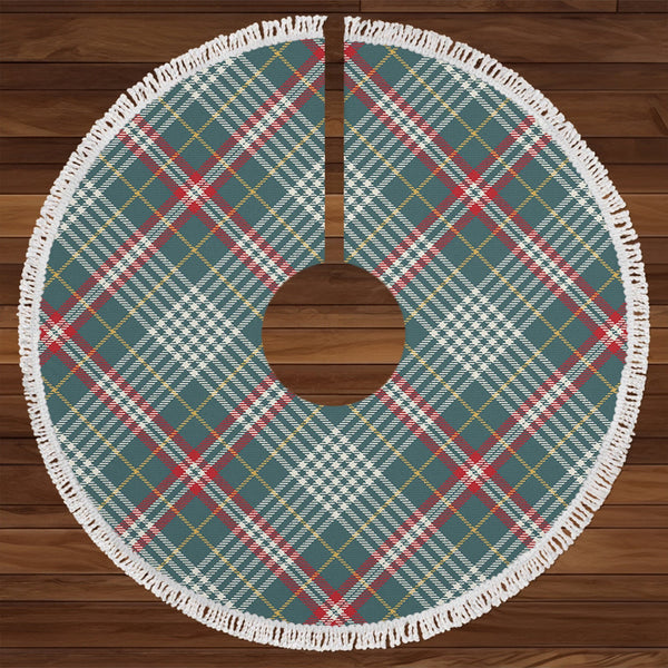 Parker Dress USA Weathered Tartan Christmas Tree Skirt