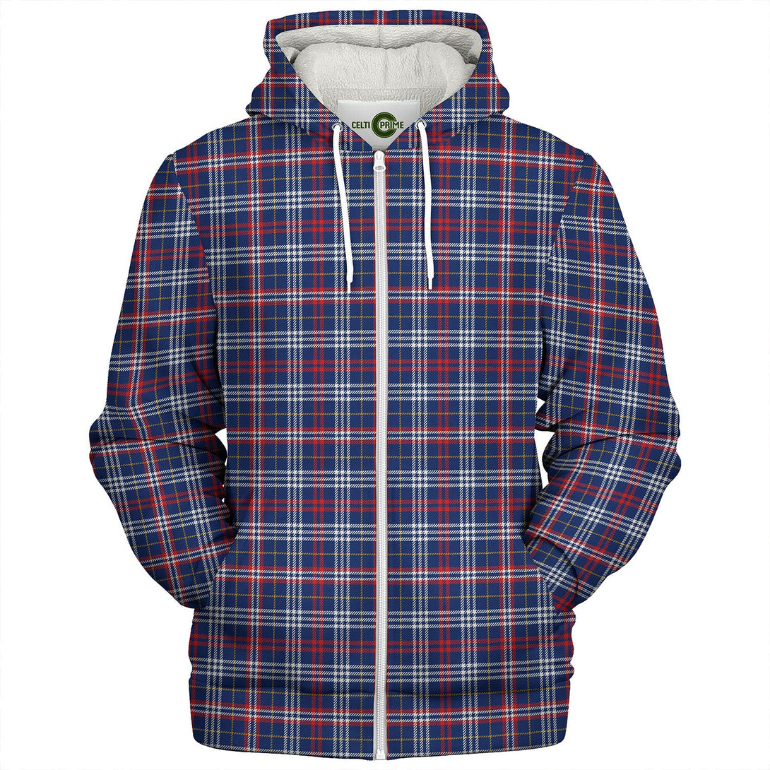 Parker USA Modern Tartan Sherpa Hoodie