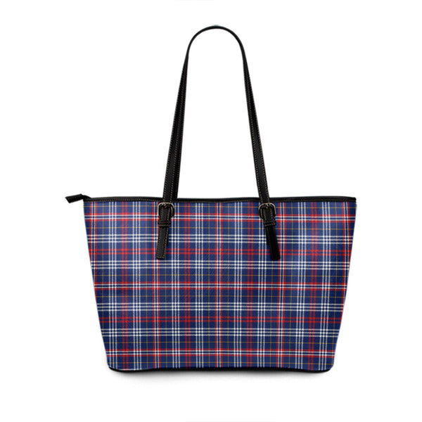 Parker USA Modern Tartan Leather Tote Bag