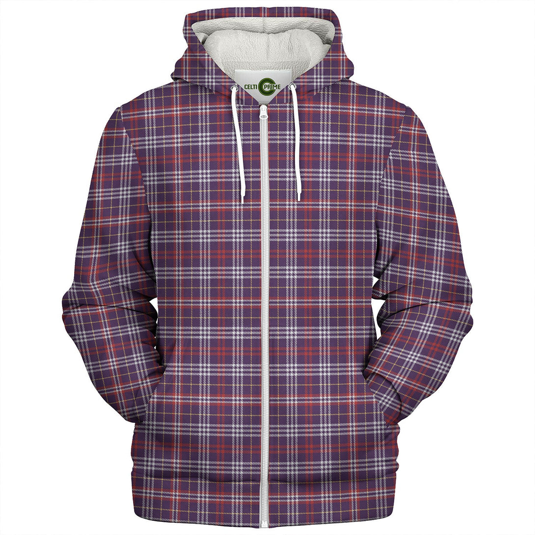 Parker USA Weathered Tartan Sherpa Hoodie