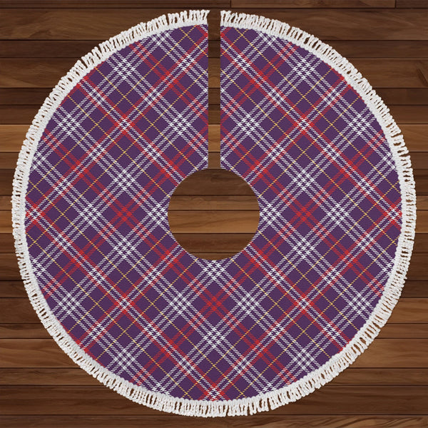 Parker USA Weathered Tartan Christmas Tree Skirt