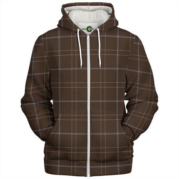 Pasteur Modern Tartan Sherpa Hoodie