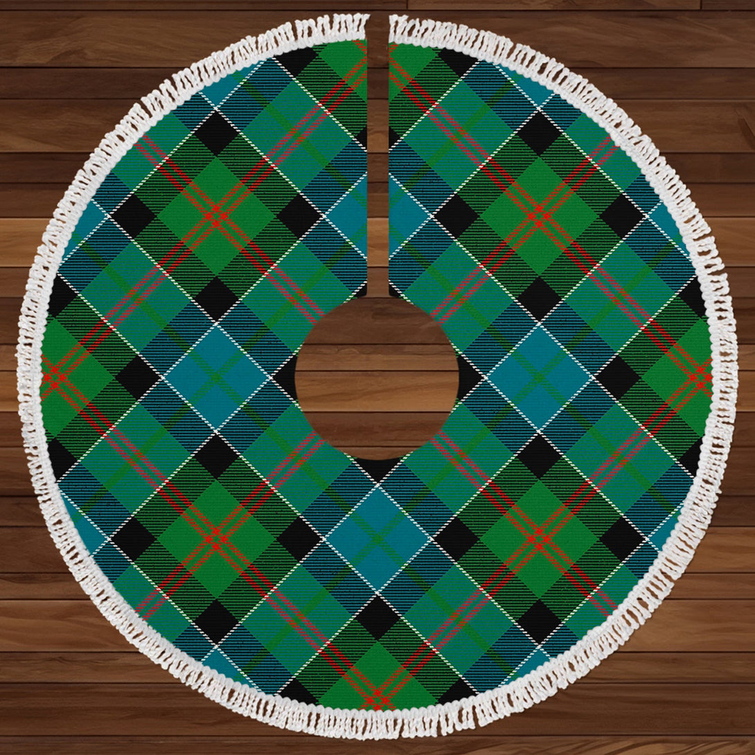 Paterson Ancient Clan Badge Tartan Christmas Tree Skirt