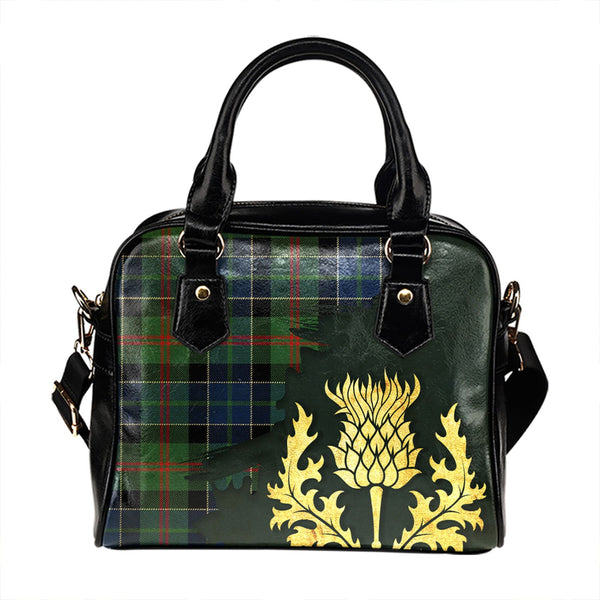 Paterson Modern Tartan Shoulder Handbag Thistle Oldest Style