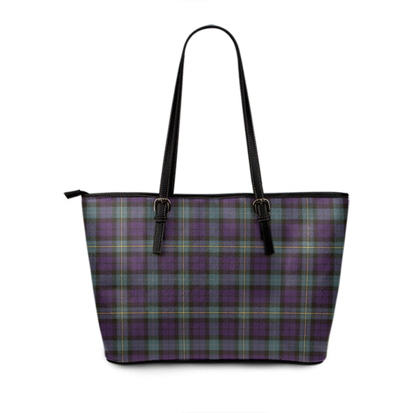 Paterson 2 Weathered Tartan Leather Tote Bag