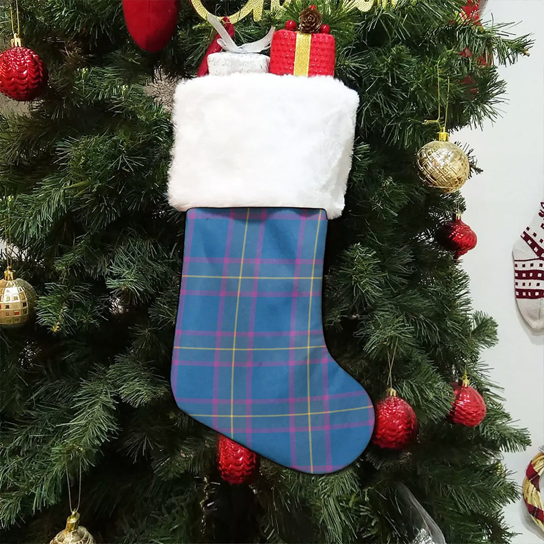 Peacock Samantha (Paucok Samantha) Ancient Tartan Christmas Stocking