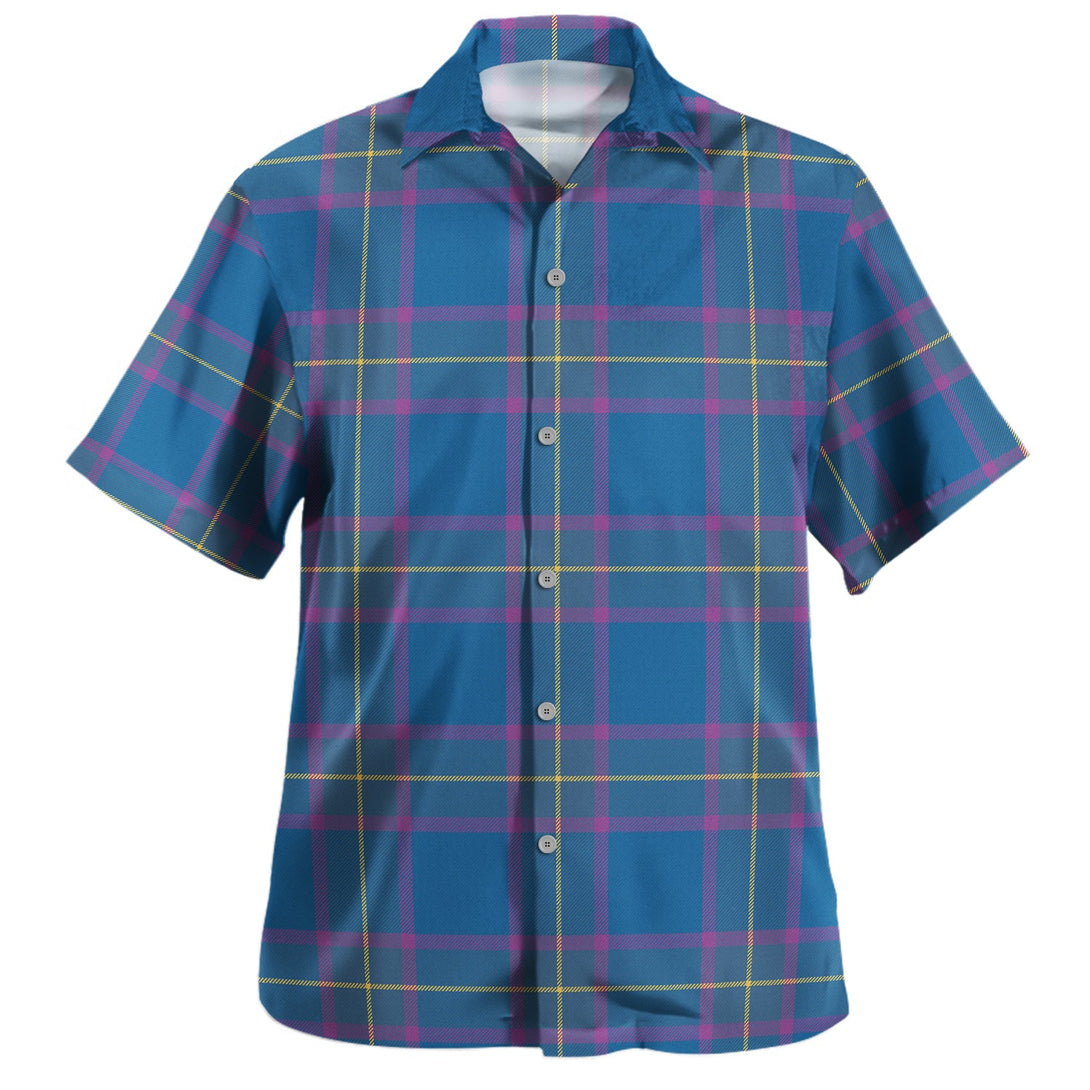 Peacock Samantha (Paucok Samantha) Ancient Tartan Hawaiian Shirt