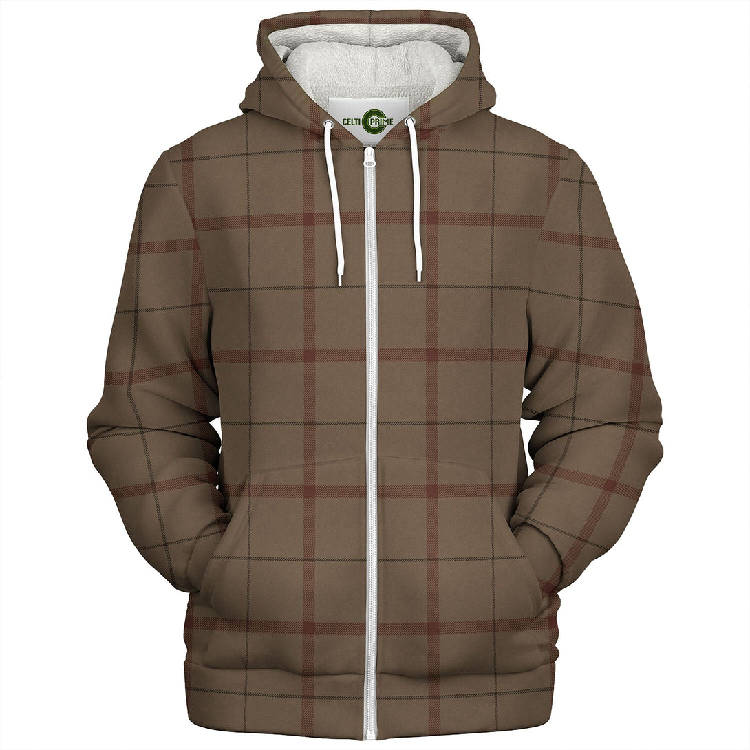 Pearson 2 Weathered Tartan Sherpa Hoodie