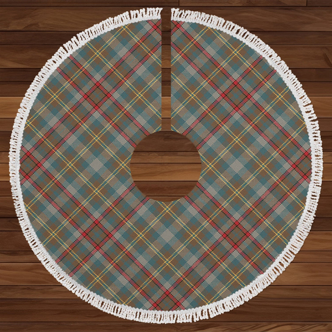 Penman Weathered Tartan Christmas Tree Skirt