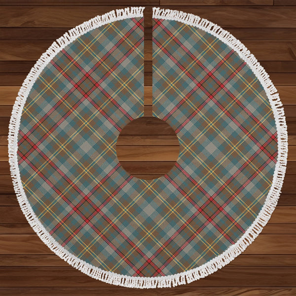 Penman Weathered Tartan Christmas Tree Skirt