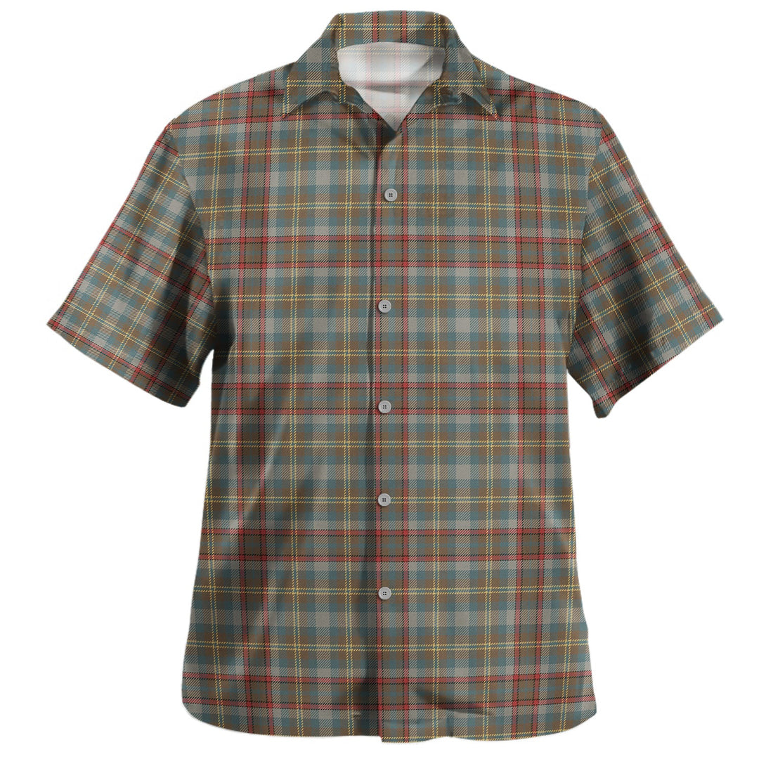 Penman Weathered Tartan Hawaiian Shirt