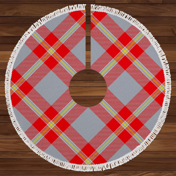 Perry Arisaid Modern Tartan Christmas Tree Skirt