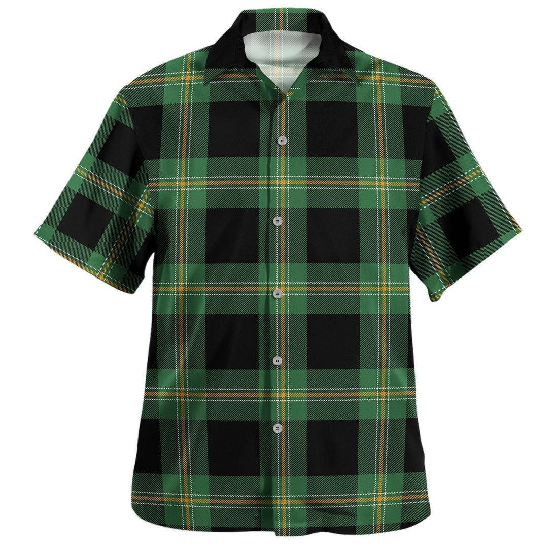 Perry Hunting Modern Tartan Hawaiian Shirt