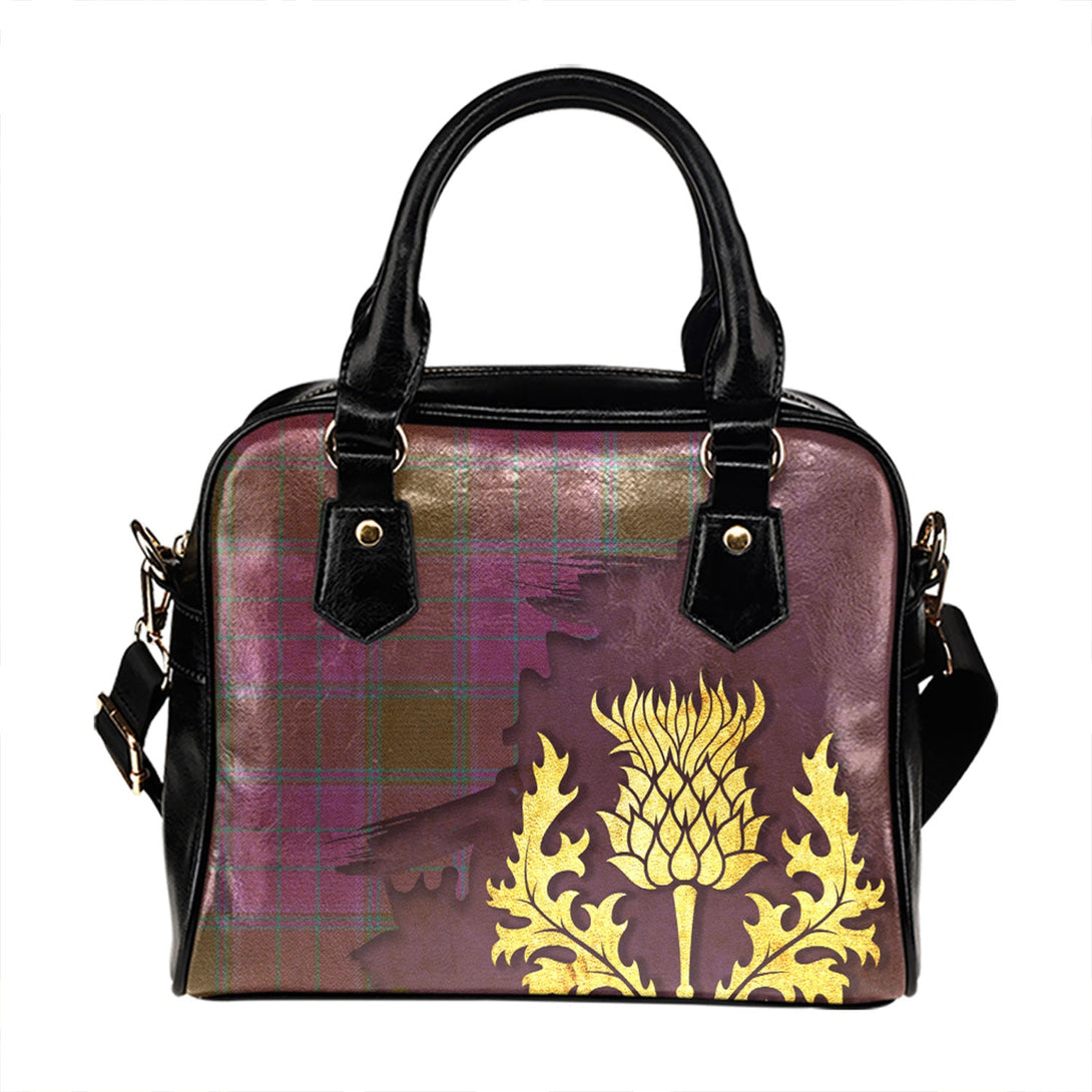 Phillips Ancient Tartan Shoulder Handbag Thistle Oldest Style