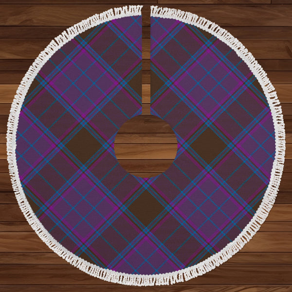 Phillips Modern Clan Badge Tartan Christmas Tree Skirt