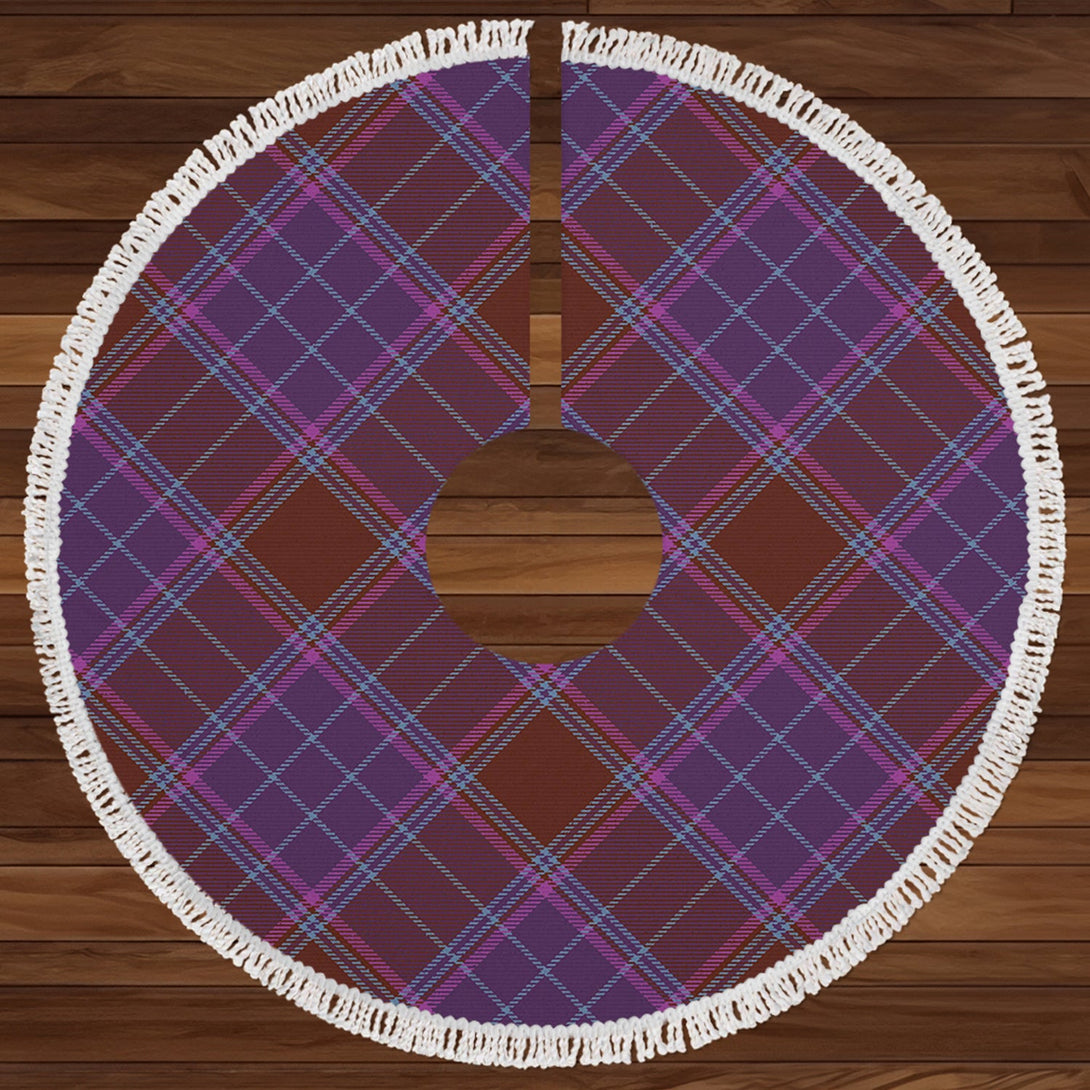 Phillips Weathered Clan Badge Tartan Christmas Tree Skirt