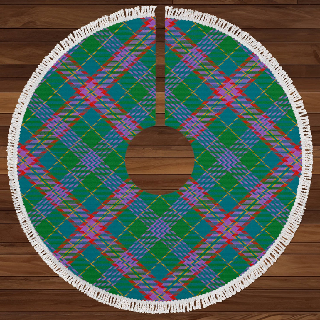 Pitcairn Hunting Ancient Clan Badge Tartan Christmas Tree Skirt