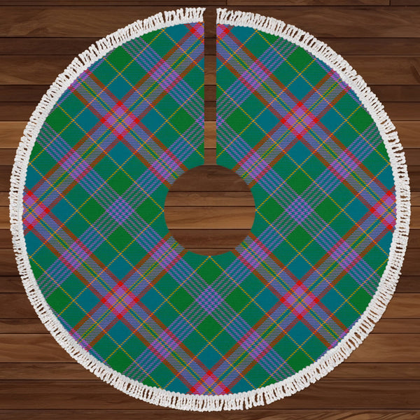 Pitcairn Hunting Ancient Clan Badge Tartan Christmas Tree Skirt