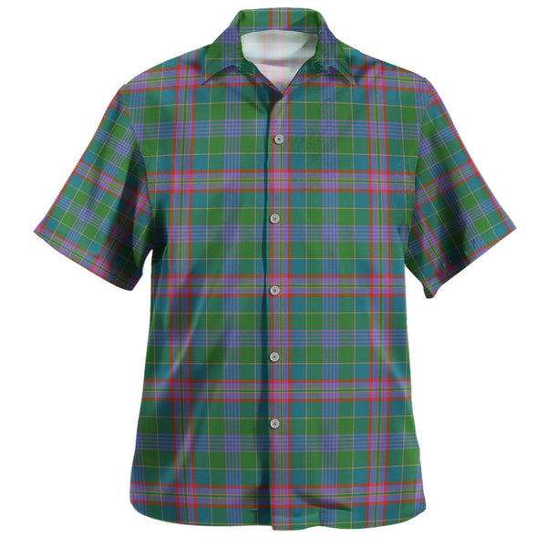 Pitcairn Hunting Ancient Clan Badge Tartan Hawaiian Shirt