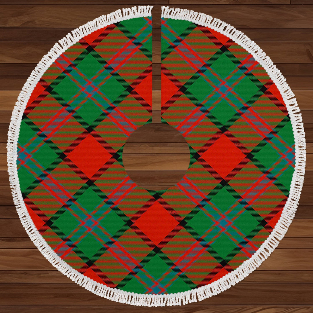 Plummer Ancient Clan Badge Tartan Christmas Tree Skirt