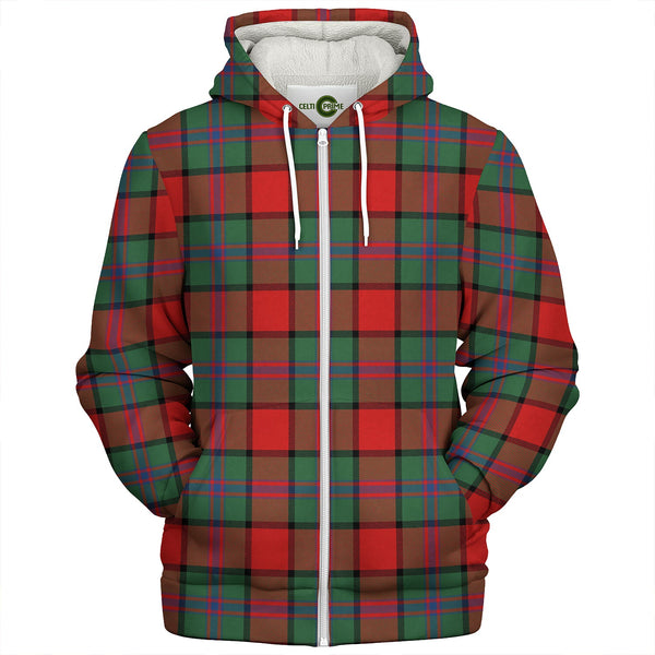 Plummer Modern Clan Badge Tartan Sherpa Hoodie