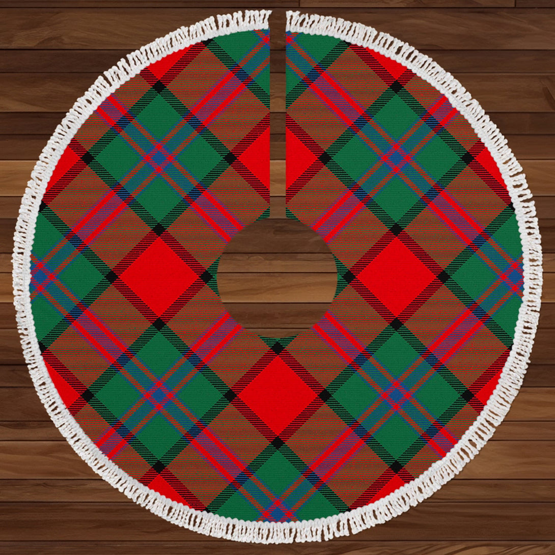 Plummer Modern Clan Badge Tartan Christmas Tree Skirt