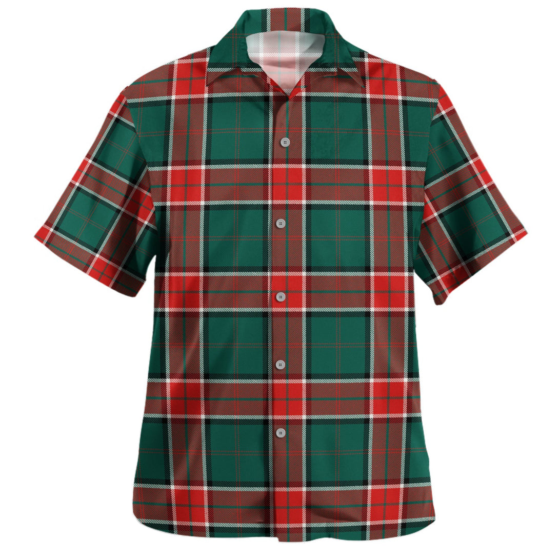 Pollock Modern Clan Badge Tartan Hawaiian Shirt