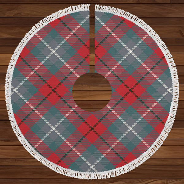 Pople Weathered Tartan Christmas Tree Skirt