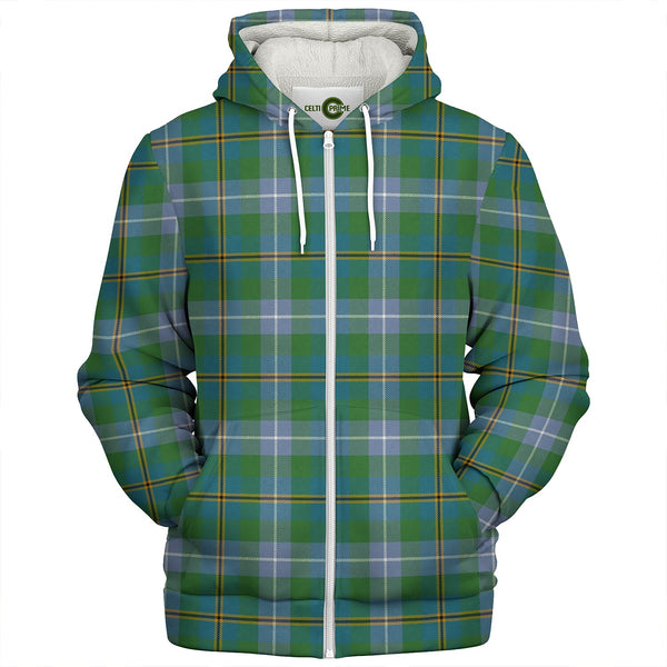 Porteous Ancient Clan Badge Tartan Sherpa Hoodie