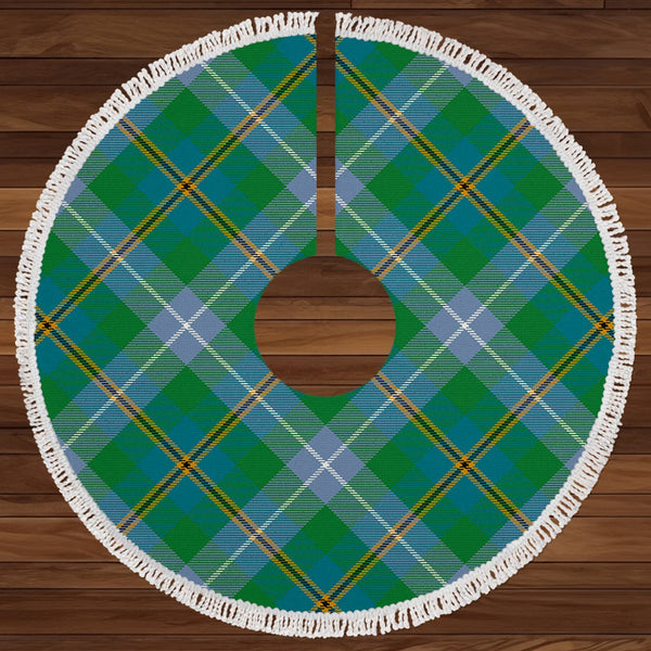 Porteous Ancient Clan Badge Tartan Christmas Tree Skirt