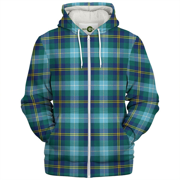 Porteous Modern Tartan Sherpa Hoodie