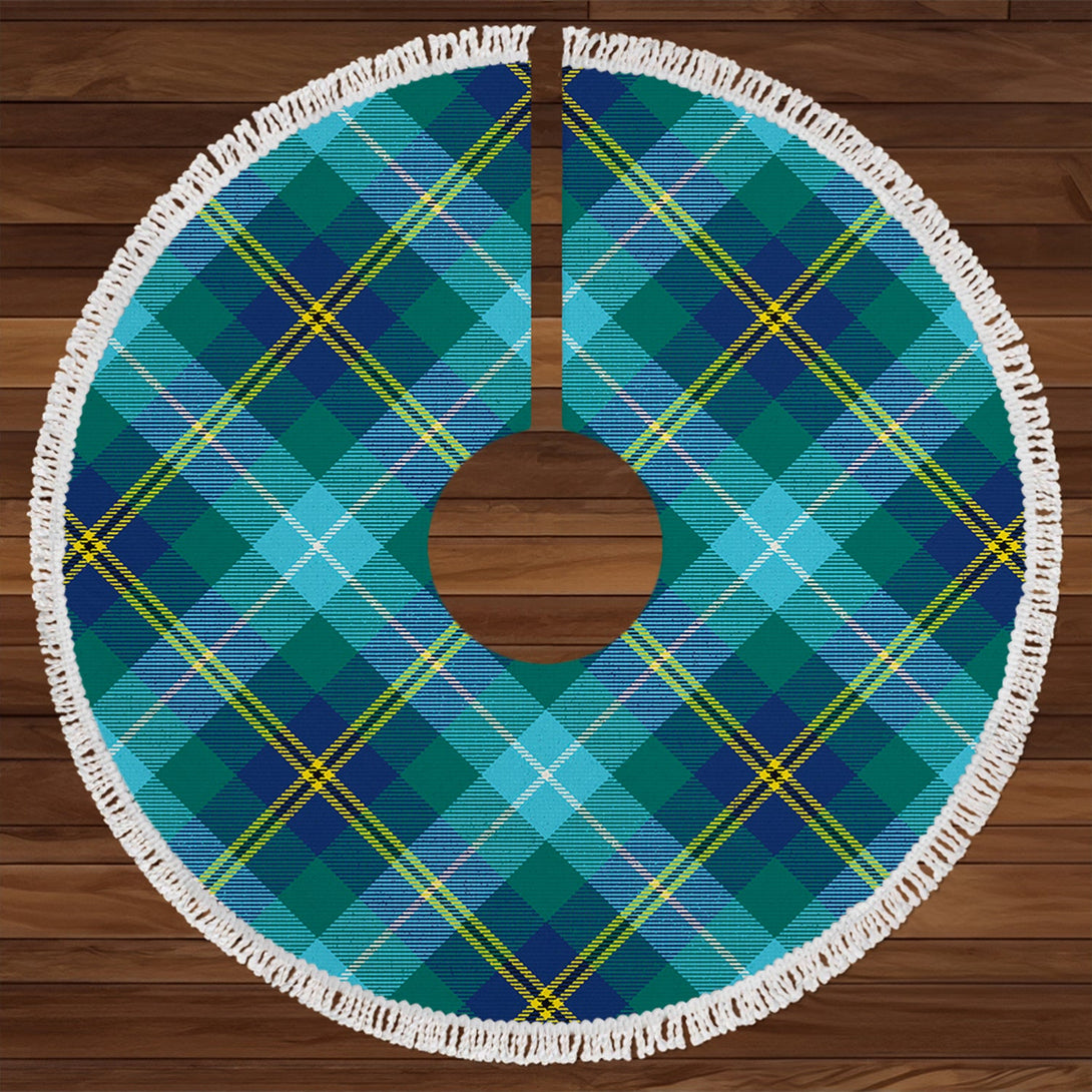 Porteous Modern Tartan Christmas Tree Skirt