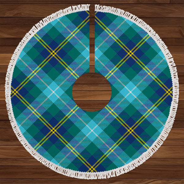 Porteous Modern Tartan Christmas Tree Skirt