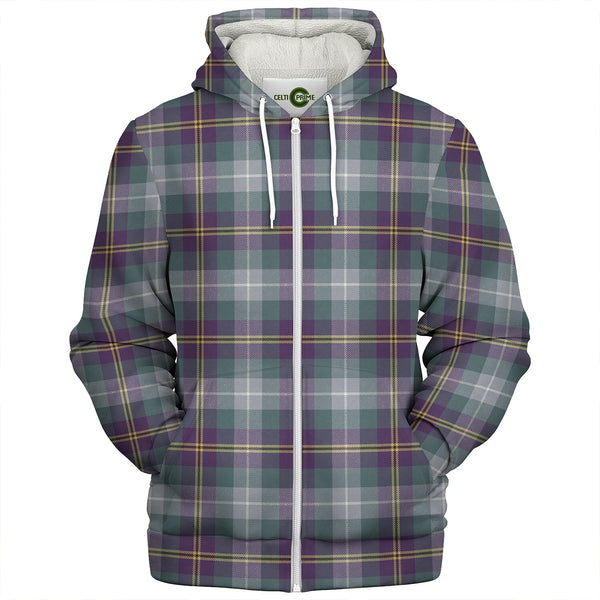 Porteous Weathered Clan Badge Tartan Sherpa Hoodie