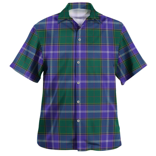 Pringle Modern Tartan Hawaiian Shirt