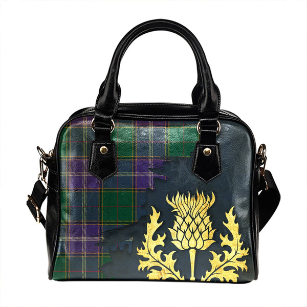 Pringle Modern Tartan Shoulder Handbag Thistle Oldest Style