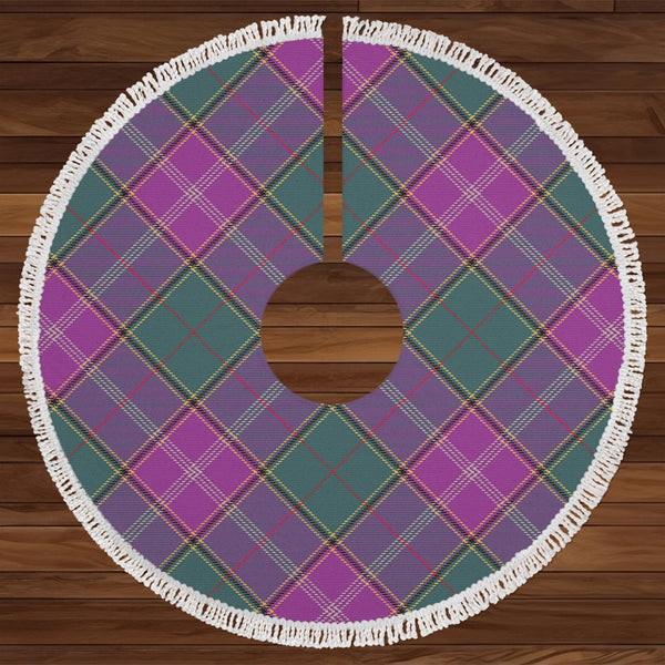 Pringle Weathered Tartan Christmas Tree Skirt