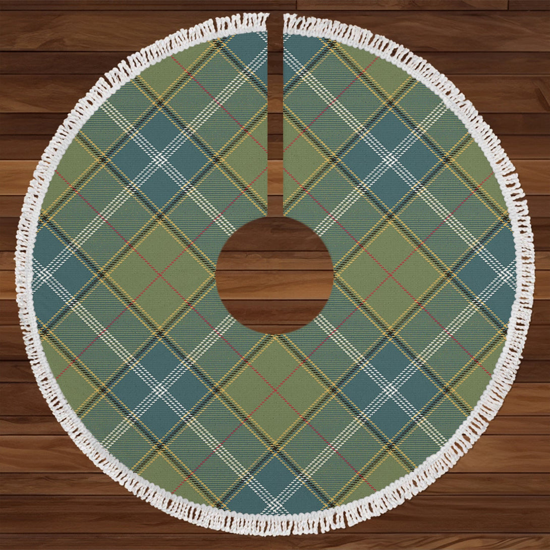 Pringle 2 Weathered Tartan Christmas Tree Skirt