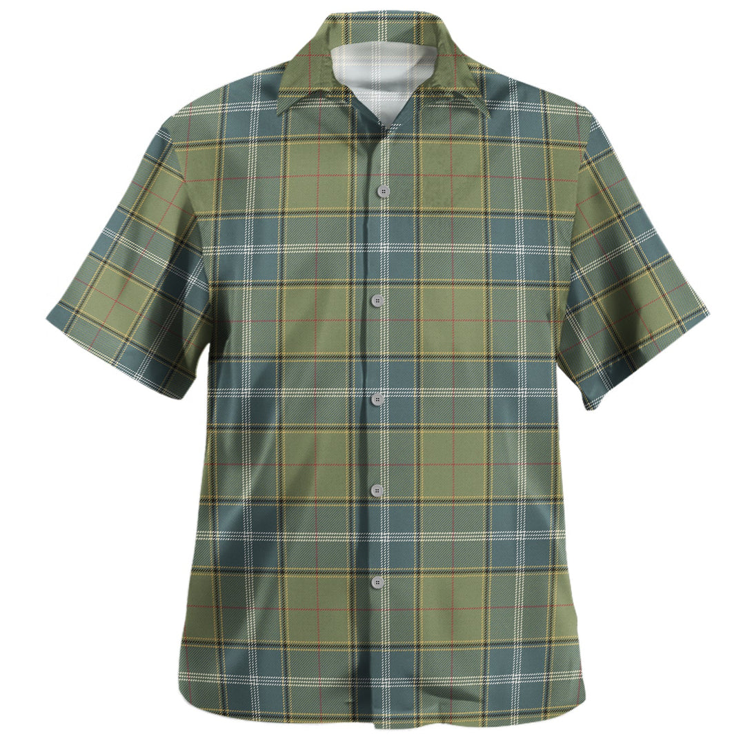 Pringle 2 Weathered Tartan Hawaiian Shirt