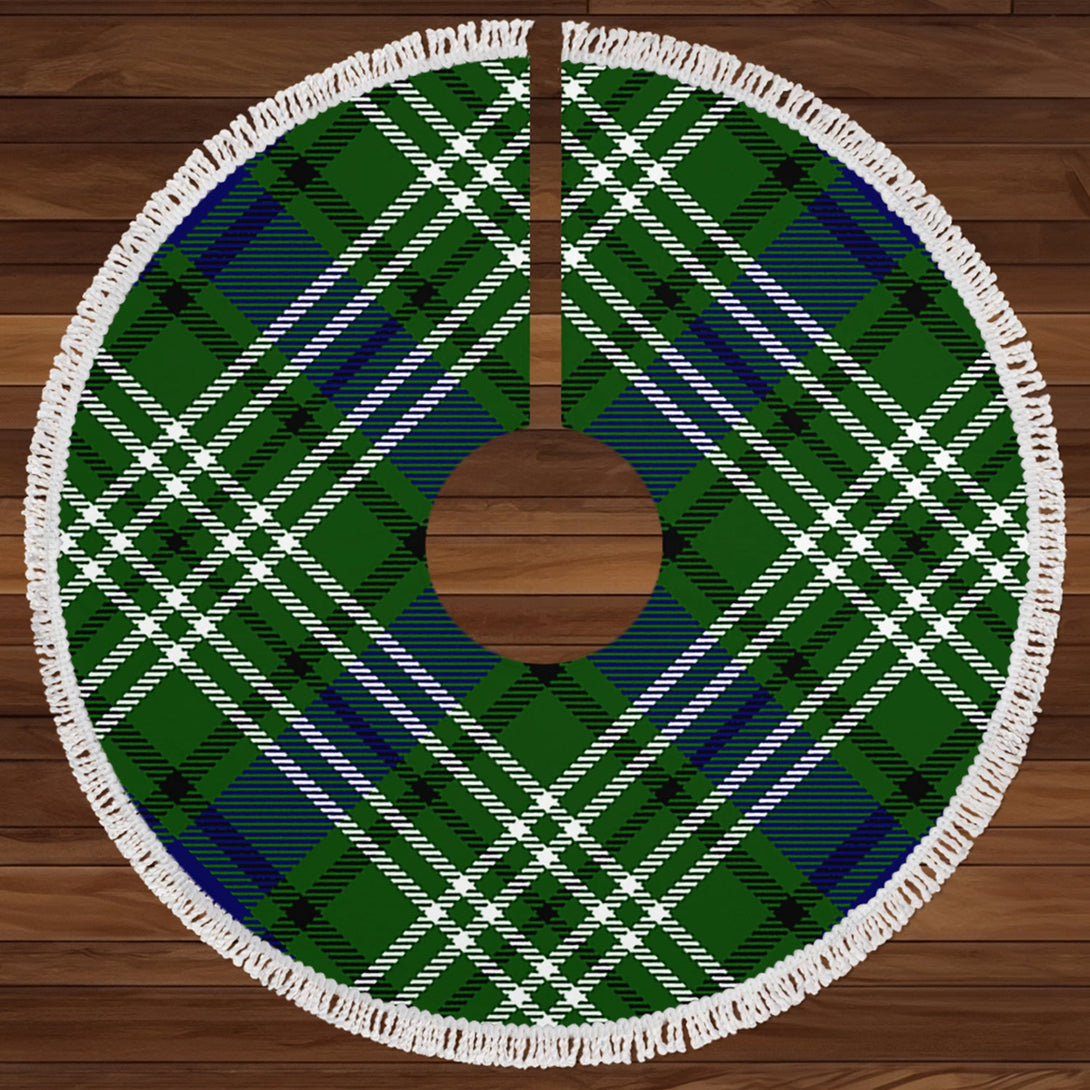 Purves Clan Badge Tartan Christmas Tree Skirt