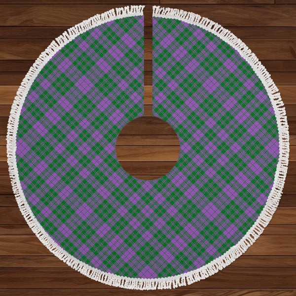 Rae Ancient Clan Badge Tartan Christmas Tree Skirt