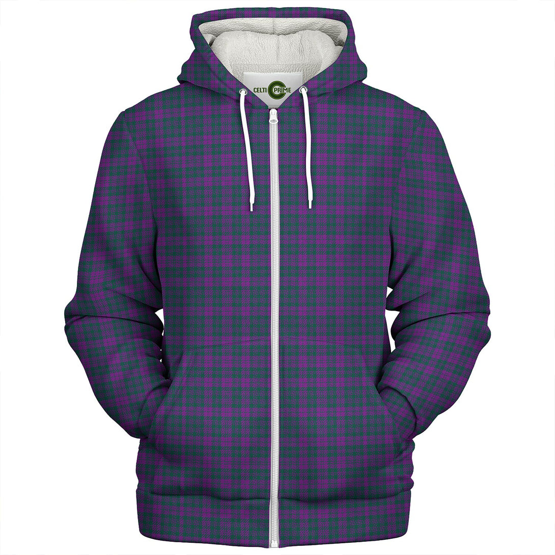 Rae Modern Clan Badge Tartan Sherpa Hoodie