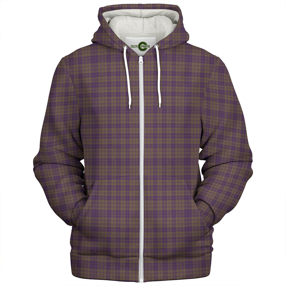 Rae Weathered Clan Badge Tartan Sherpa Hoodie