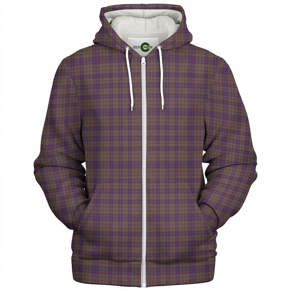 Rae Weathered Tartan Sherpa Hoodie