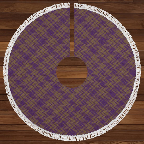 Rae Weathered Clan Badge Tartan Christmas Tree Skirt