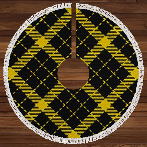 Raeburn Modern Clan Badge Tartan Christmas Tree Skirt